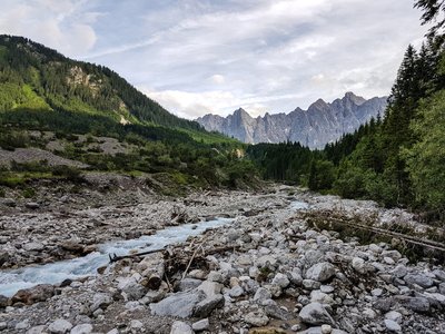 Landscape in the Nature Reserve Karwendel