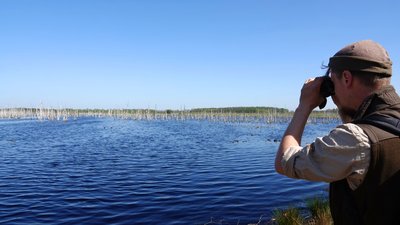 Naturbeobachtung am Theikenmeer